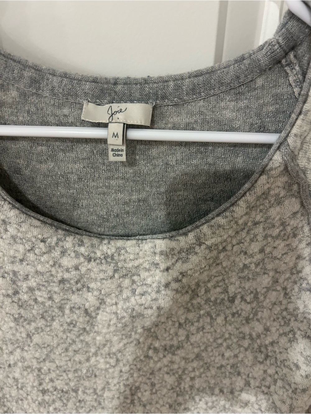 Joie Light Gray Heather Crewneck Sweater - Picture 2 of 5